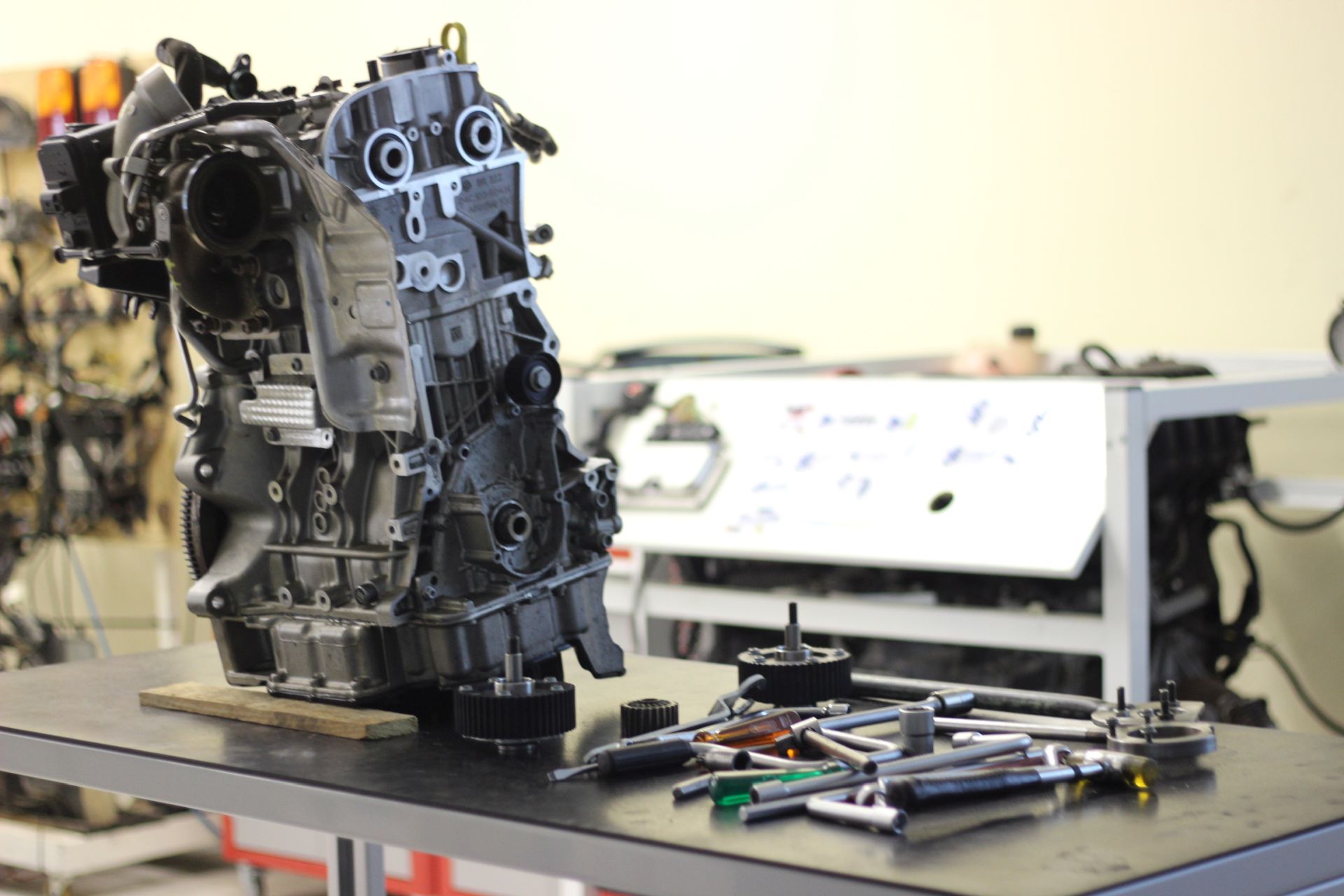 Detalhes demontagem completa motor TSI